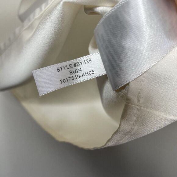 J.CREW Top Women Small Sleeveless Button-Back Shell NEW Ivory BY429 - Picture 13 of 13